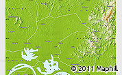 Physical Map of Xinzhou
