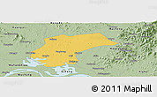 Savanna Style Panoramic Map of Xinzhou