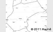 Blank Simple Map of Xinzhou