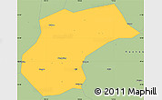 Savanna Style Simple Map of Xinzhou