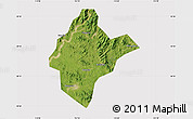 Satellite Map of Xishui, cropped outside