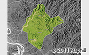 Satellite Map of Xishui, desaturated