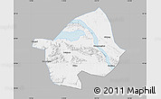 Gray Map of Yangxin, single color outside