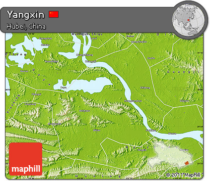 Physical Map of Yangxin