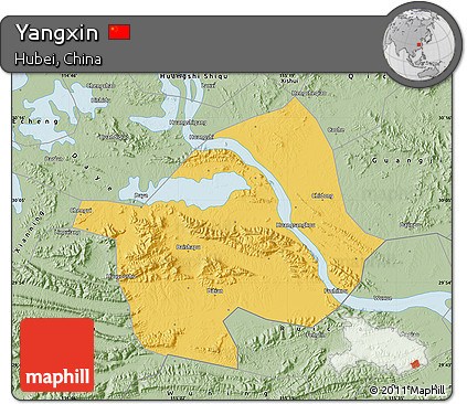 Savanna Style Map of Yangxin