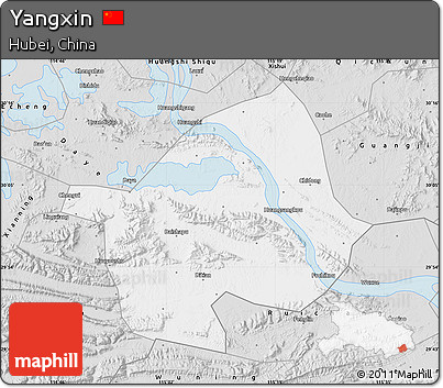 Silver Style Map of Yangxin