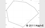 Blank Simple Map of Yichang Shi