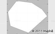 Gray Simple Map of Yichang Shi