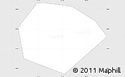 Silver Style Simple Map of Yichang Shi