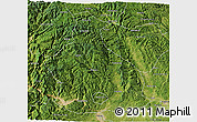 Satellite 3D Map of Yichang