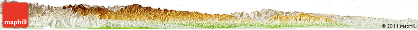 Physical Horizon Map of Yichang, lighten