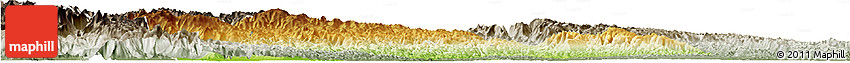 Physical Horizon Map of Yichang, semi-desaturated