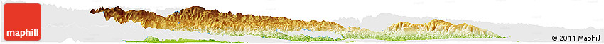 Physical Horizon Map of Yichang, single color outside