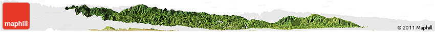 Satellite Horizon Map of Yichang, cropped outside