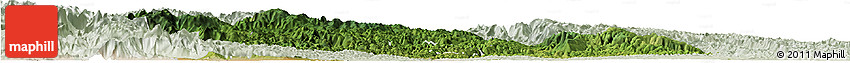 Satellite Horizon Map of Yichang, lighten