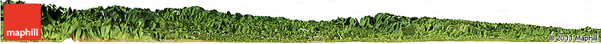 Satellite Horizon Map of Yichang