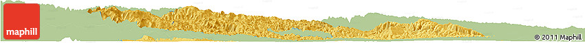 Savanna Style Horizon Map of Yichang, single color outside