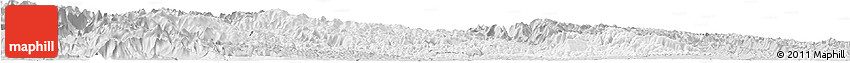 Silver Style Horizon Map of Yichang