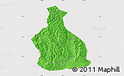 Political Map of Yichang, cropped outside