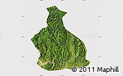 Satellite Map of Yichang, cropped outside