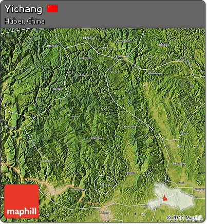 Satellite Map of Yichang