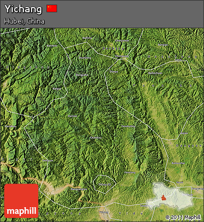 Satellite Map of Yichang
