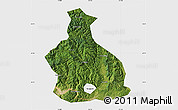 Satellite Map of Yichang, single color outside