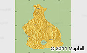 Savanna Style Map of Yichang, single color outside
