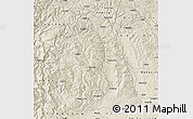 Shaded Relief Map of Yichang