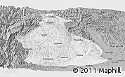 Gray Panoramic Map of Yichang