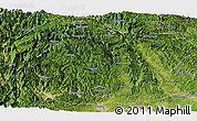 Satellite Panoramic Map of Yichang
