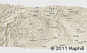 Shaded Relief Panoramic Map of Yichang