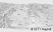 Silver Style Panoramic Map of Yichang