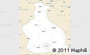 Classic Style Simple Map of Yichang