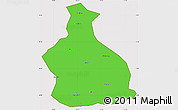 Political Simple Map of Yichang, cropped outside