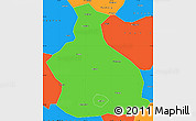 Political Simple Map of Yichang