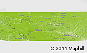 Physical Panoramic Map of Yicheng