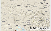 Shaded Relief 3D Map of Yingshan