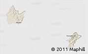 Shaded Relief 3D Map of Yingshan, single color outside