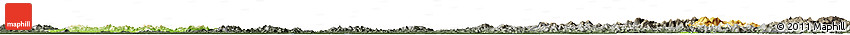 Physical Horizon Map of Yingshan, darken, semi-desaturated