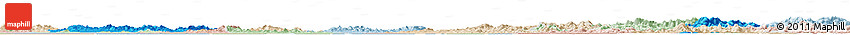 Political Horizon Map of Yingshan, lighten