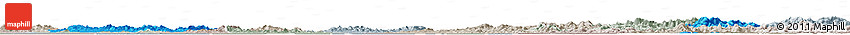 Political Horizon Map of Yingshan, lighten, semi-desaturated
