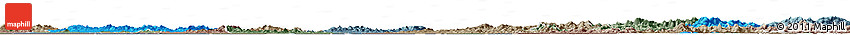 Political Horizon Map of Yingshan, semi-desaturated