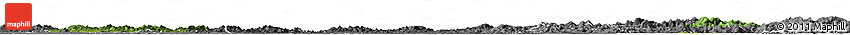 Satellite Horizon Map of Yingshan, desaturated