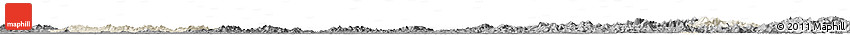 Shaded Relief Horizon Map of Yingshan, darken, desaturated