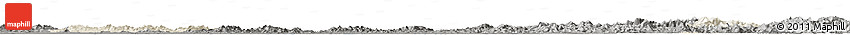 Shaded Relief Horizon Map of Yingshan, darken, semi-desaturated