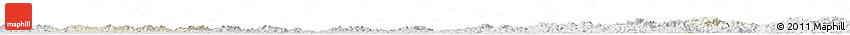 Shaded Relief Horizon Map of Yingshan, lighten, desaturated