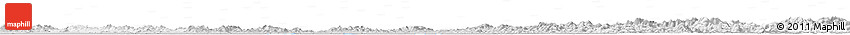 Silver Style Horizon Map of Yingshan