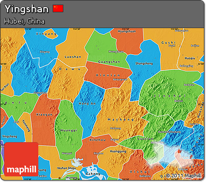 Political Map of Yingshan