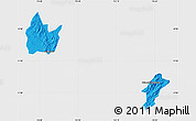 Political Map of Yingshan, single color outside